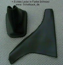 Schaltsack + Handbremsmanschette Opel Astra G Carbon Schwarz Grau Marmor Blau