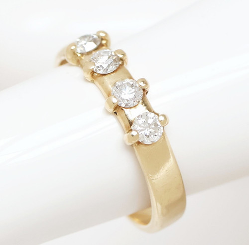Brillantring karat 585 gold - 14,