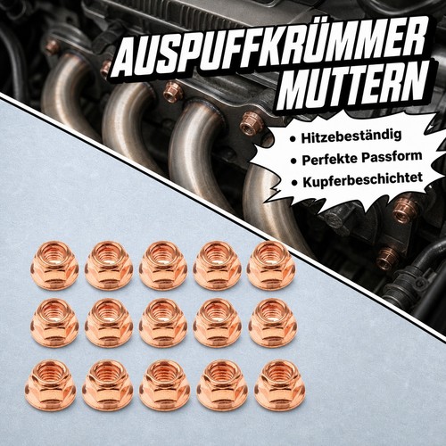 Stück kupfermuttern - 20, m8