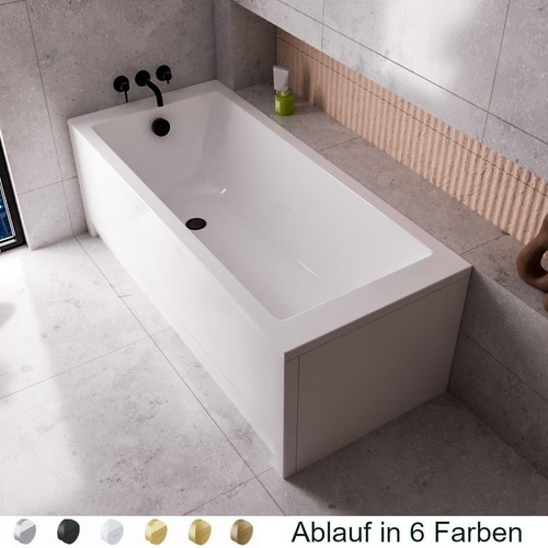 Badewanne rechteck tami 140 - rechteck,
