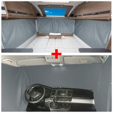 Blickdicht Gardinen für VW T5 T6 T6.1 California Multivan Caravelle Transporter