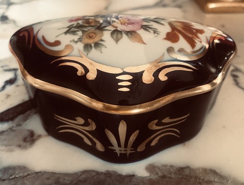 Vintage porzellan deckeldose - vintage,