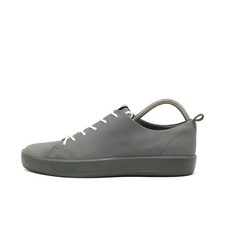 ECCO Herren 440504 Schuh Grau Leder Ergonomisches Fußbett Casual Sneaker EU 42