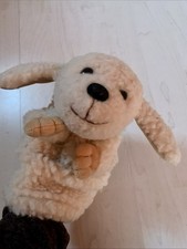 Schäfchen Schaf Lamm Handpuppe CE Handtier Plüschtier Spielertier Bauchredner