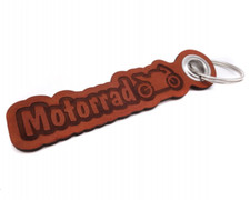 Schlüsselanhänger Motorrad aus