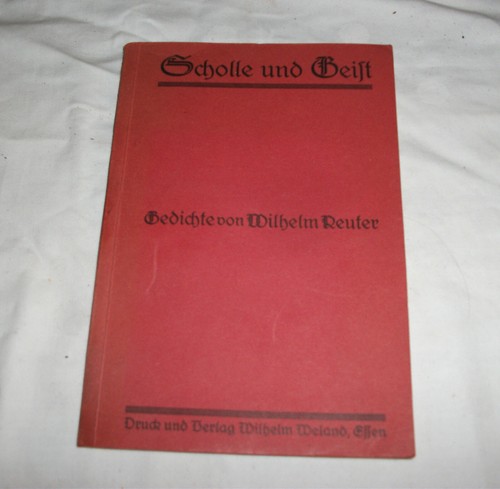 Scholle und geist gedichte von - und,