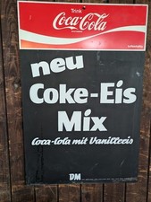 Vintage Coca Cola Werbung Tafel Kreidetafel mit Beschriftung