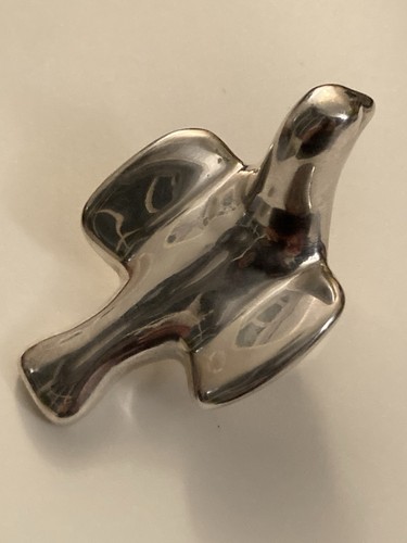 Massive 950 silber taube - 950,