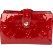 Louis Vuitton Vernis Monogram Compact Clip Wallet Portemonnaie Geldbörse
