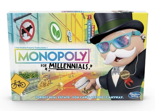 Hasbro monopoly millennials - hasbro,