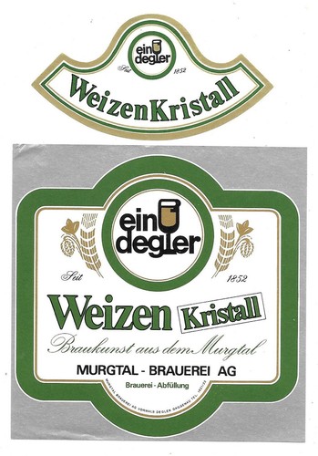 Bieretikett murgtal brauerei - bieretikett, murgtal-brauerei