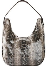 Damen Canvas-Hand-Tasche in Schlangenoptik mit Pailletten B-36xH-26xT-10 cm Neu*