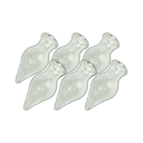 Kleine glasflasche kegel - 6x,