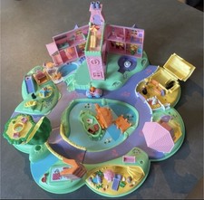 Polly Pocket Dream World Traumwelt Landhaus Haus Figuren Tiere Bluebird 1991