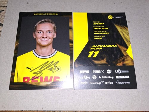 Autogrammkarte alexandra popp - autogrammkarte,