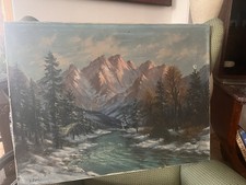 Ölgemälde Gebirgslandschaft