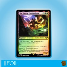 The Balrog, Durin's Bane | Magic | Lord of the Rings | NM | EN | Rare | Foil