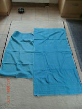 1 Duschtuch und 1 Handtuch ,gebr. blau;  2 kleine Umsonst dazu