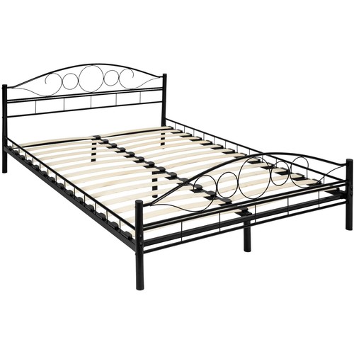 Metallbett mit lattenrost - lattenrost, im