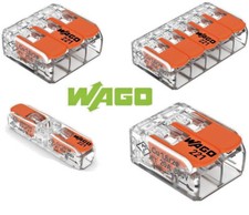 Original WAGO Klemme 221 Verbindungsklemmen mit Hebel 221-412-413-415 Compact