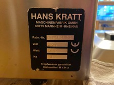 Sahnemaschine Mussana Sahneautomat 4 Liter