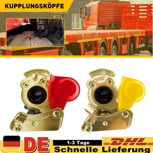 Kupplungskopf rot gelb m22 set - gelb,