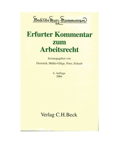 Erfurter kommentar zum - erfurter,
