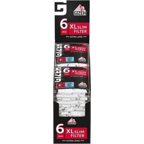 Gizeh black slim filter 6mm - xl,