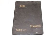 Betriebsanleitung - Revolver - Drehbank Drehmaschine - BOLEY & LEINEN - SR26