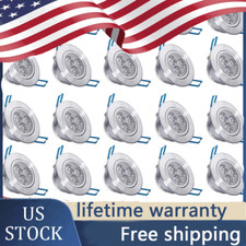 10PCS Dimmable LED Downlight