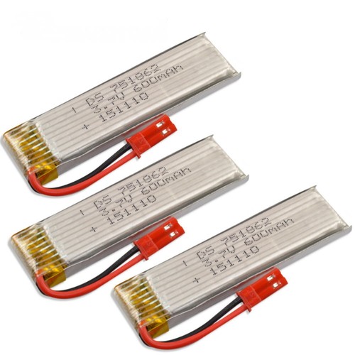 Lipo akku 600mah 3 - 3x, 3,7v