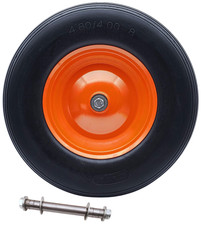 Schubkarrenrad Vollgummi 4.80