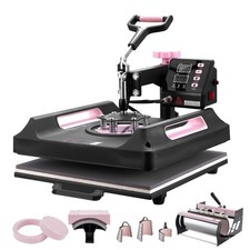 8 in 1 Transferpresse 38x38cm Heißpresse Textildruck Tumbler-Presse T-Shirts