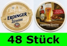 48 Stück Bierdeckel Erdinger Urweisse Weissbräu Erding Party Bar Theke Tresen