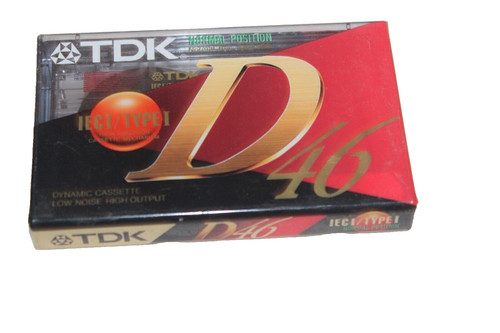 Tdk d46 musikkassetten - tdk,
