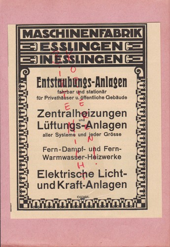 Esslingen werbung 1914 - esslingen,,