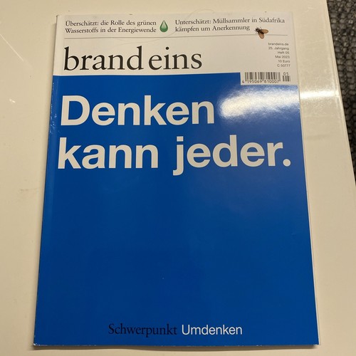 Brand eins magazin mai - brand,