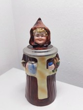 Antiker Figurenbierkrug Mönch