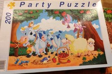 Clementoni Happy Party Puzzle 02025 39x28,5 cm Farm Tiere 200 Teile Neu