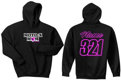Moto mom kapuzenpullover - mom,
