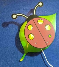 Marienkäfer Kinderzimmer Lampe Wandleuchte E14 Nachtleuchte Kinderlampe Leuchte