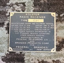 VTG Kolster Radio Receiver 6H