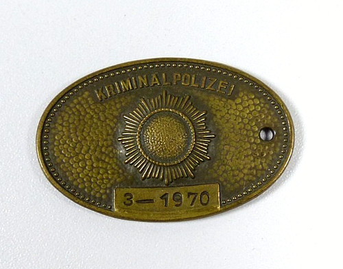 Original alte ddr kripomarke - original,