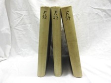 Funkschau 3x Jahrgänge 1952 bis 1954 gebundene Ausgaben, komplett!