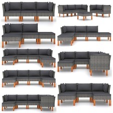 Ecksofa Fußhocker Sofa