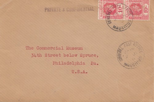 Mauritius 1908 port louis - port,
