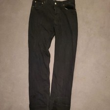 Levi's 501 Herren Jeans schwarz used Knöpfe Gr W36/ L36