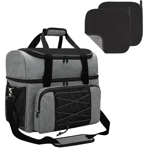 Zweistöckige bowlingtasche - zweistöckige,