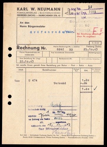 Rechnung karl neumann - rechnung,,