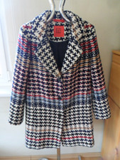 Street One Mantel bunt Gr. 36 Hahnentritt Muster